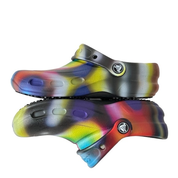 Crocs Bistro Graphic Slip Resistant Work Clog Women’s Size 6 Men’s Size 4 - Picture 5 of 6